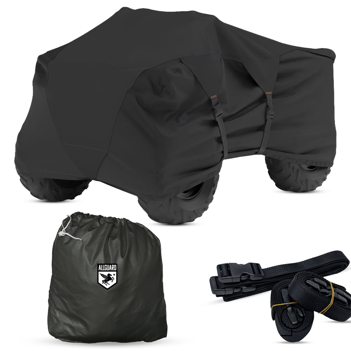 AllGuard Weatherproof ATV Cover black img 1