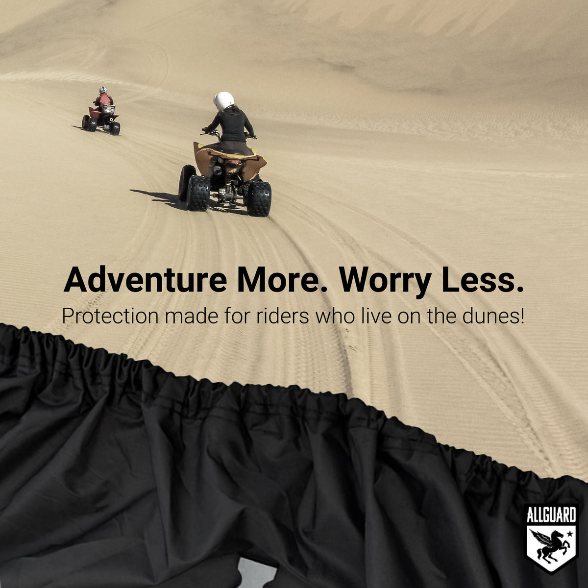 AllGuard Weatherproof ATV Cover black img 2