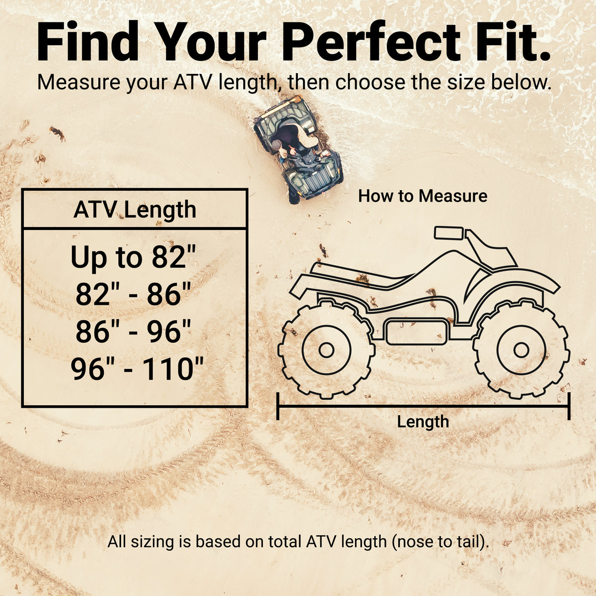 AllGuard Weatherproof ATV Cover black img 4