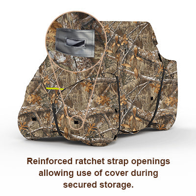 AllGuard Weatherproof Max UTV Cover edge camo trailer