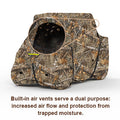 AllGuard Weatherproof Max UTV Cover edge camo vent