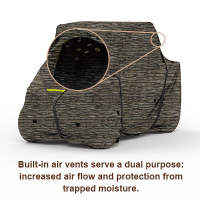 AllGuard Weatherproof Max UTV Cover original camo vent