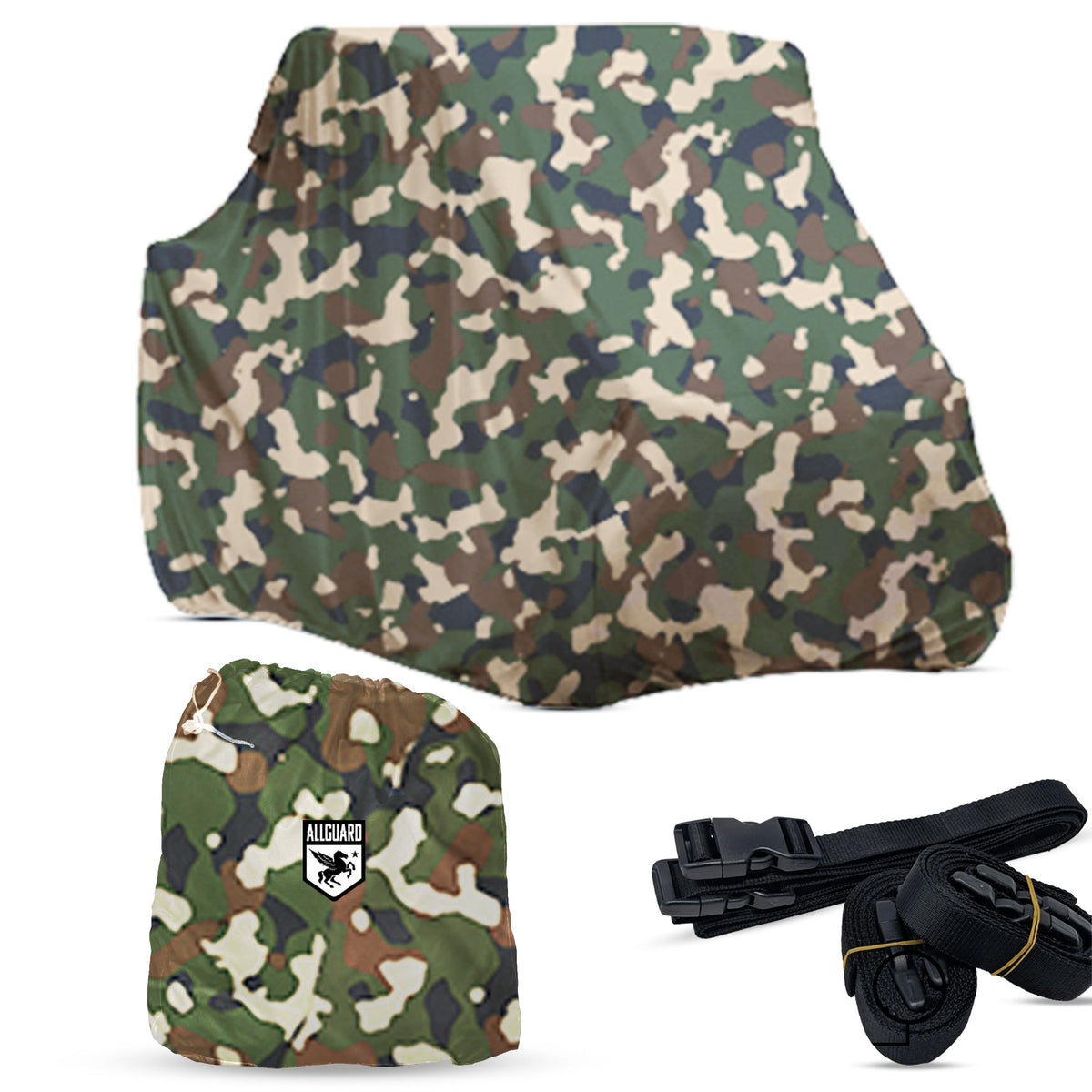 AllGuard Weatherproof UTV Cover woodland camo img 1