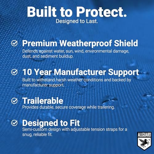 AllGuard Jet Ski Cover Blue/Black – built to protect