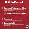 AllGuard Jet Ski Cover Red/Black – built to protect