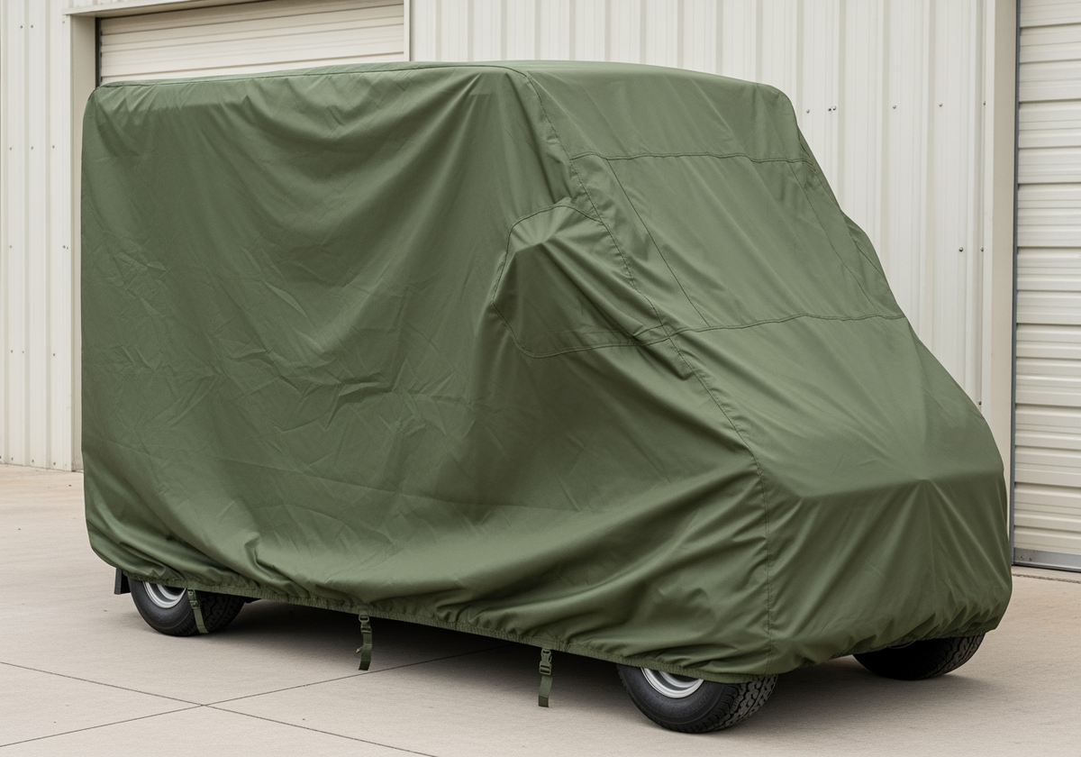 AllGuard Golf Cart Cover green img 1