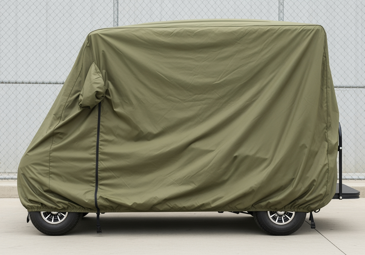 AllGuard Golf Cart Cover green img 2