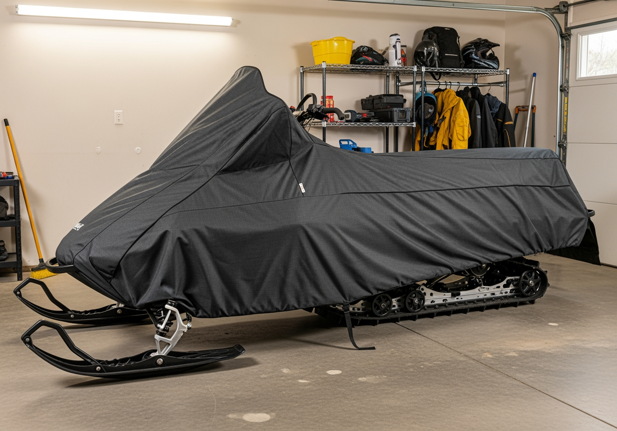 AllGuard Standard Snowmobile Cover black img 6