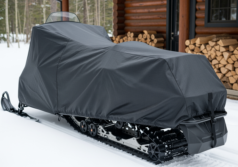 AllGuard Standard Snowmobile Cover black img 1