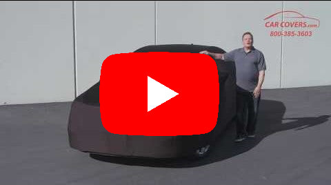Indoor Black Satin Car Cover Video